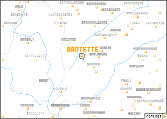 map of Ban Tèttè