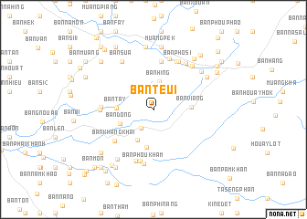 map of Ban Teui