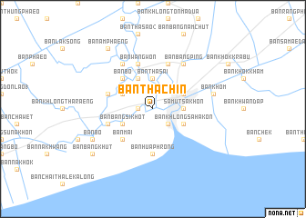 map of Ban Tha Chin