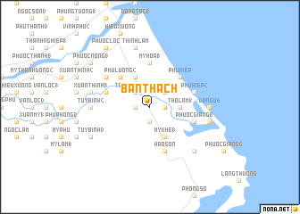 map of Bàn Thạch