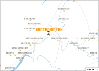 map of Ban Thahintèk