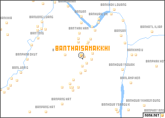 map of Ban Thai Samakkhi