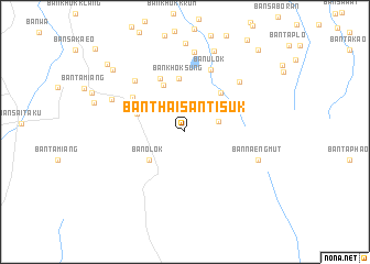map of Ban Thai Santisuk