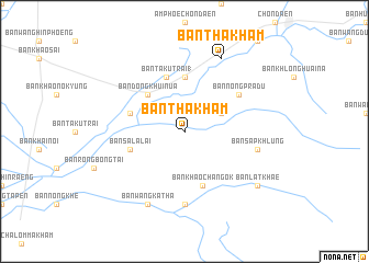 map of Ban Tha Kham