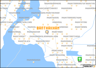 map of Ban Tha Kham