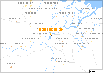 map of Ban Tha Kham