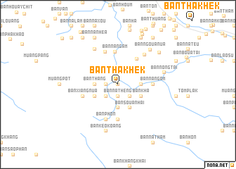 map of Ban Thakhèk