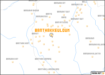 map of Ban Thakkeu-Loum