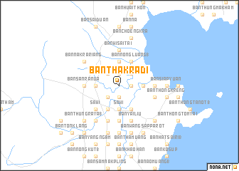 map of Ban Tha Kradi