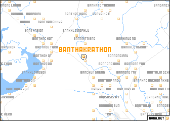 map of Ban Tha Krathon