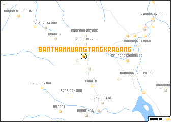 map of Ban Tham Muang Tang Kradang