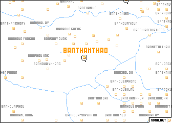 map of Ban Thamthao