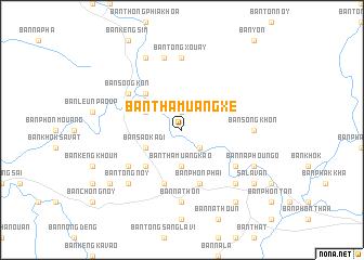 map of Ban Thamuangxé