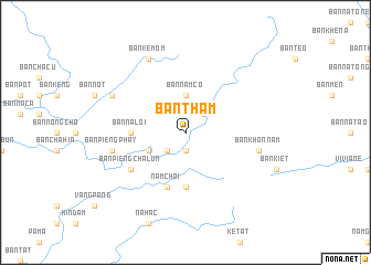 map of Bản Thặm