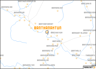 map of Ban Tha Nam Tun