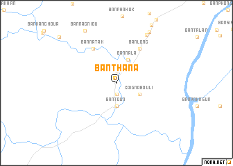 map of Ban Thana