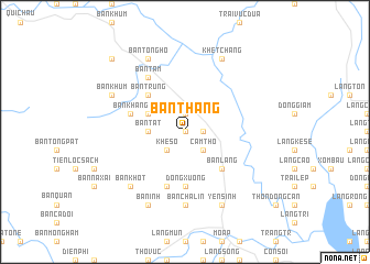 map of Bản Thang