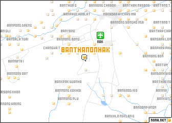 map of Ban Thanon Hak