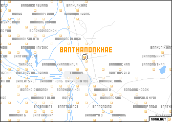 map of Ban Thanon Khae