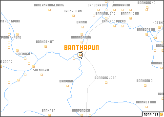 map of Ban Tha Pun