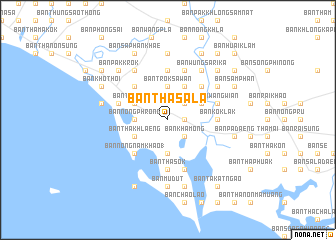 map of Ban Tha Sala