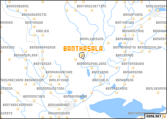 map of Ban Tha Sala
