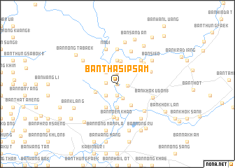 map of Ban Tha Sip Sam