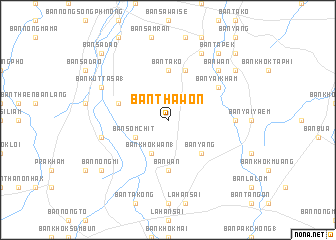 map of Ban Thawon
