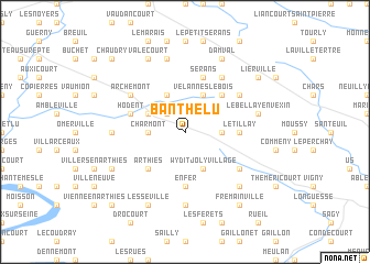 map of Banthelu