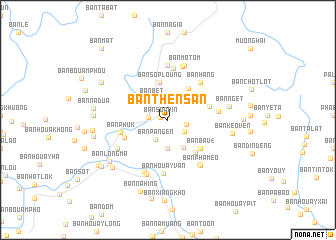 map of Ban Thènsan