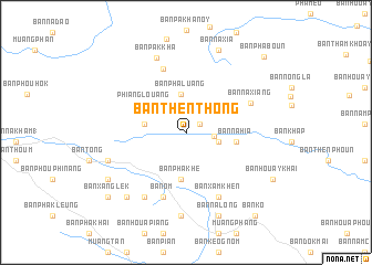 map of Ban Thènthong