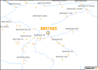 map of Ban Thèn