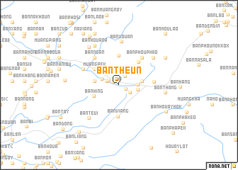 map of Ban Theun