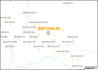 map of Ban Thialam