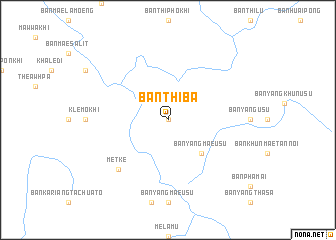 map of Ban Thiba