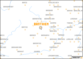 map of Bản Thiem