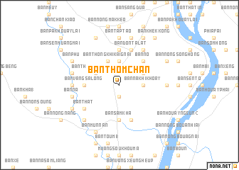 map of Ban Thômchan