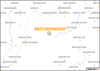 map of Ban Thom Na Ngam