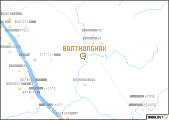 map of Ban Thônghak