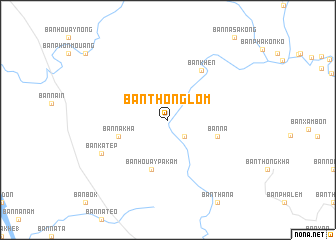 map of Ban Thônglôm