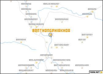 map of Ban Thôngphiakhoa