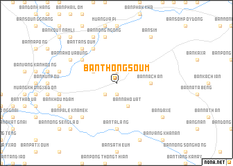 map of Ban Thôngsoum