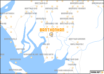 map of Ban Thon Han