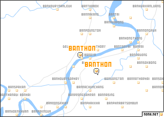 map of Ban Thon