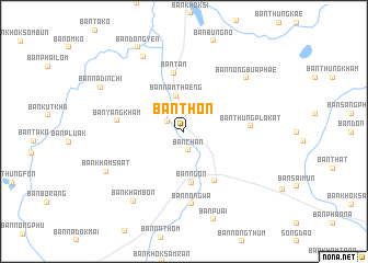 map of Ban Thon
