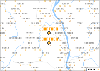 map of Bản Thôn