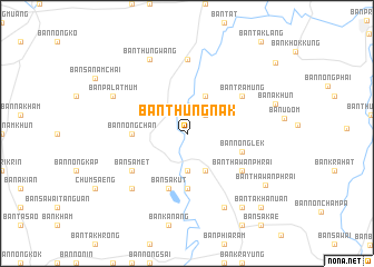 map of Ban Thung Nak