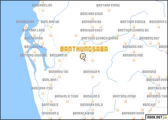 map of Ban Thung Saba