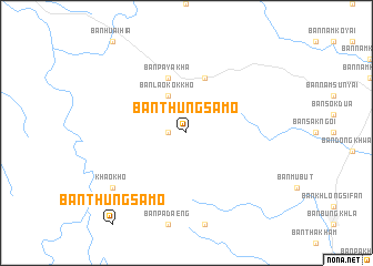 map of Ban Thung Samo