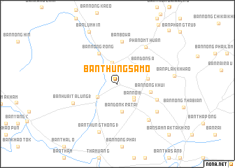 map of Ban Thung Samo